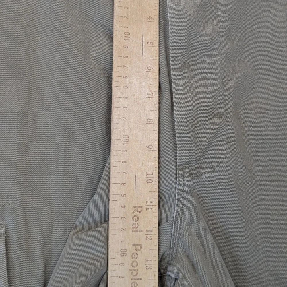 Polo Ralph Lauren Men Cargo Pants 36x29 Olive Khaki Cotton Twill Utility 90s